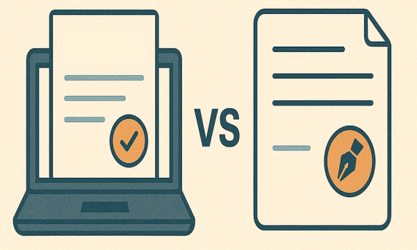 So Sánh Hợp Đồng Điện Tử Và Hợp Đồng Giấy – Nên Dùng Loại Nào Để Hiệu Quả Và Hợp Pháp Nhất?